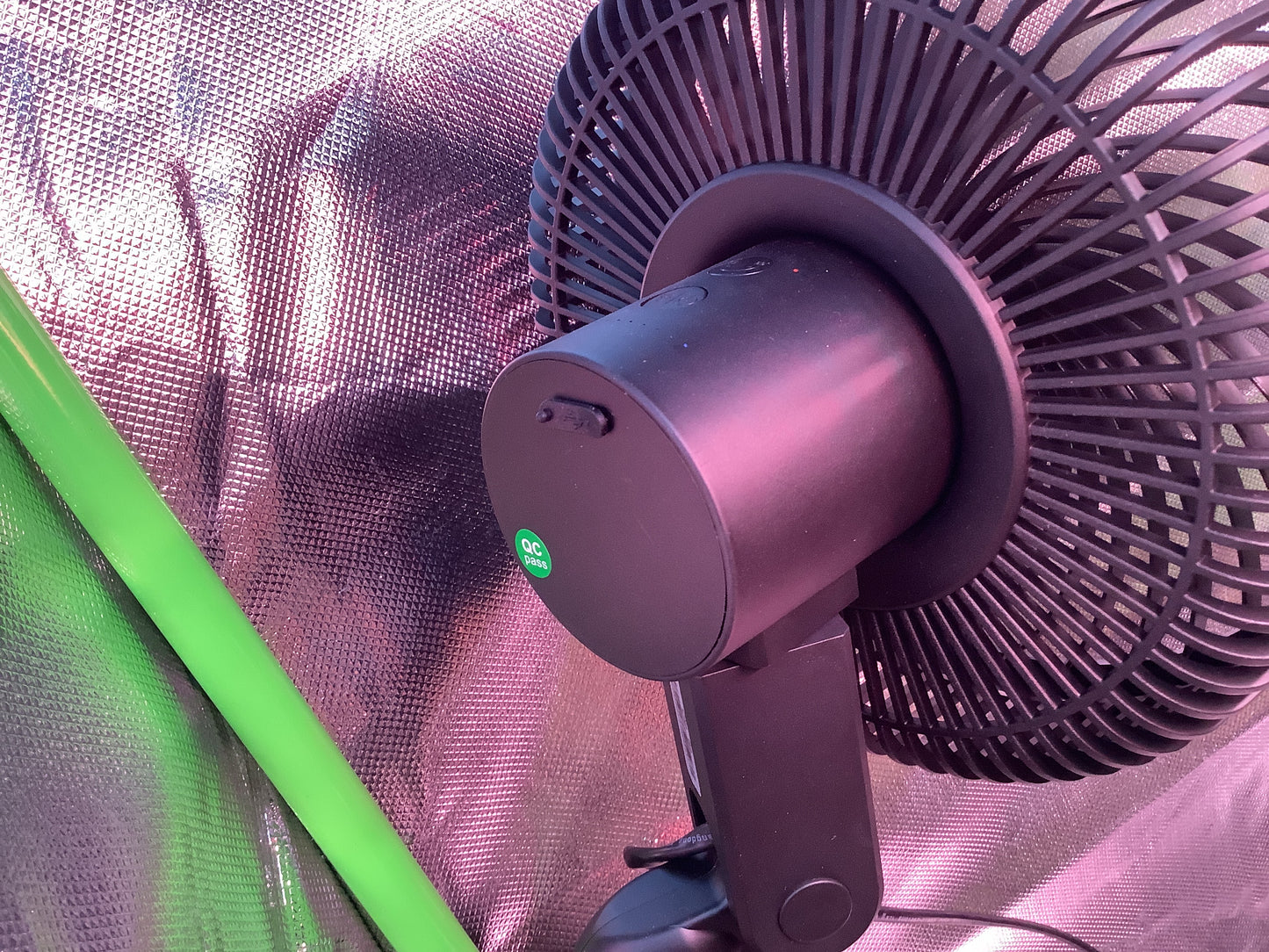 GLG - Green Luxury Grow Oszillierender Clip-Ventilator 153mm 10W