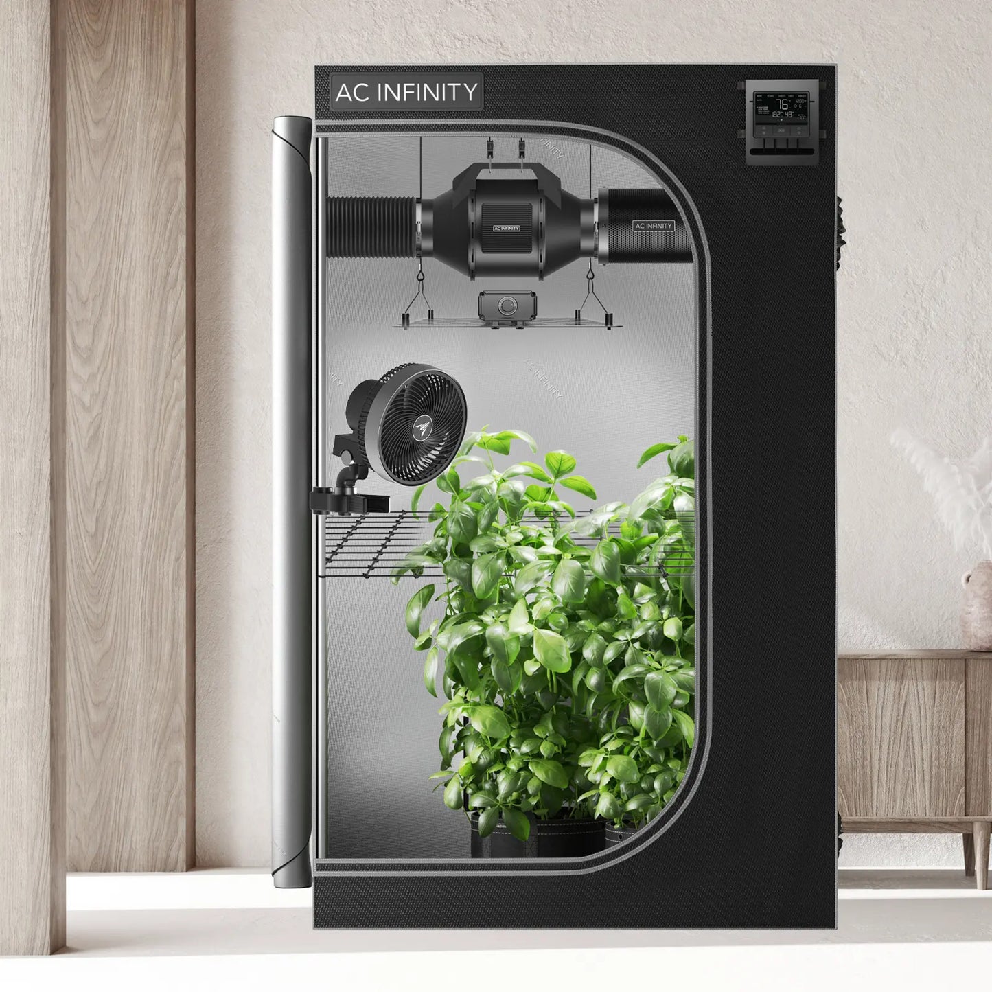 AC Infinity - AI+ Grow Zelt-System 60 x 120 x 180 cm, 2-Pflanzen-Set