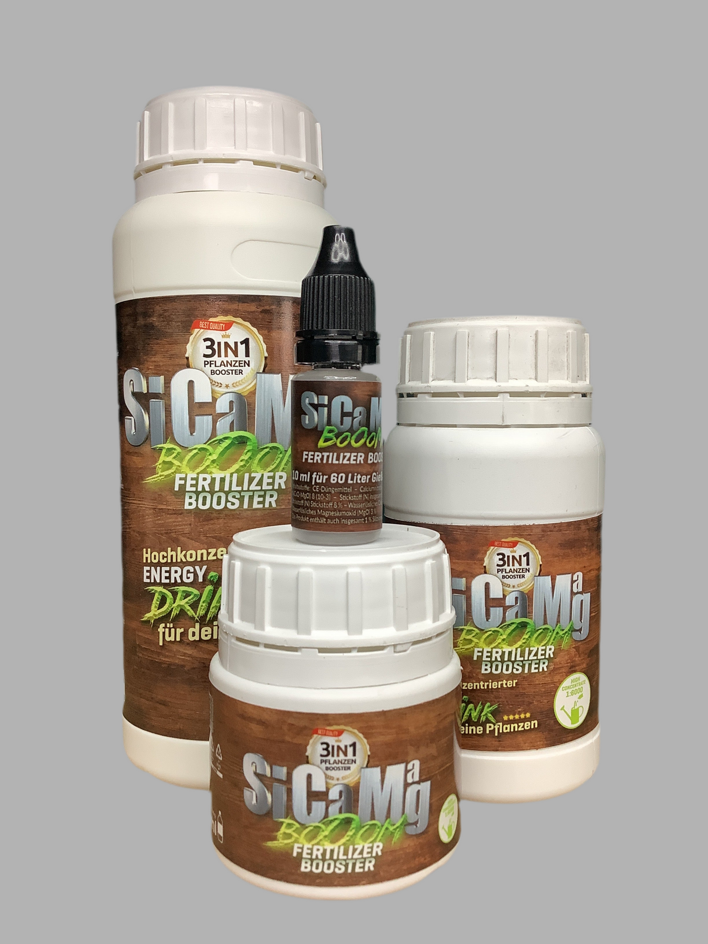 SiCaMag BoOoM - 3-in-1 Pflanzenbooster mit Silizium, Kalzium & Magnesium