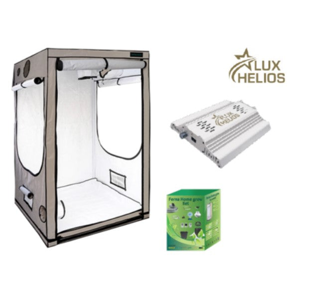 Growbox Komplett 100x100x200cm + Leuchte nach Wahl