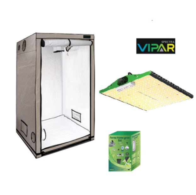 Growbox Komplett 80x80x180cm + Leuchte nach Wahl