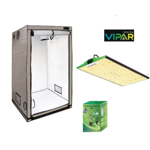 Growbox Komplett Set 60x60x160cm + Leuchte nach Wahl