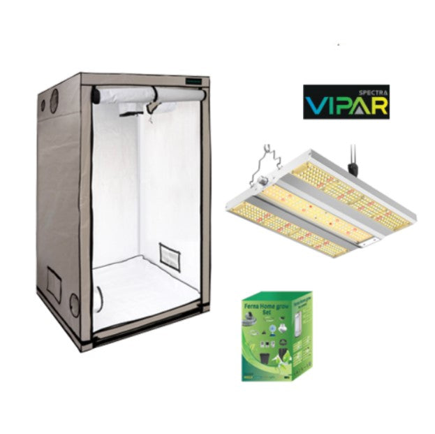 Growbox Komplett Set 60x60x160cm + Leuchte nach Wahl