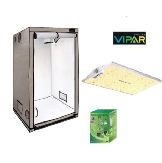 Growbox Komplett Set 60x60x160cm + Leuchte nach Wahl