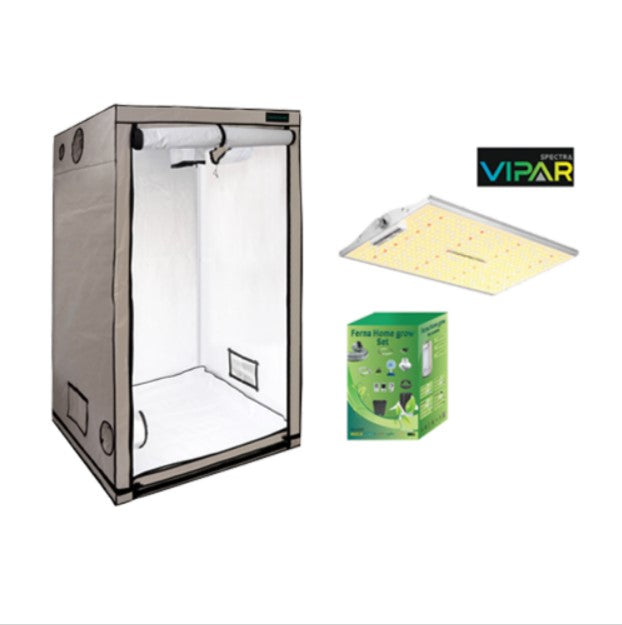 Growbox Komplett 80x80x180cm + Leuchte nach Wahl