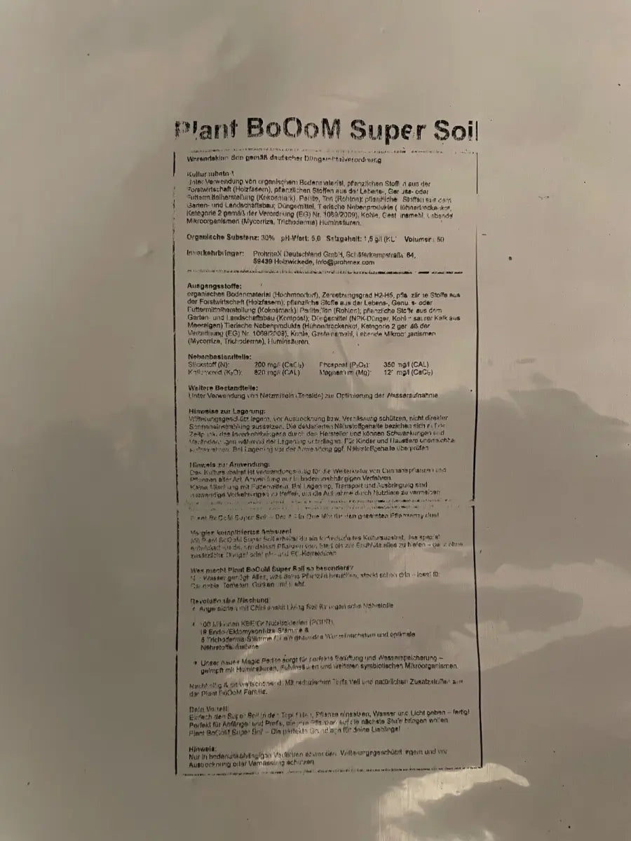 Plant BoOom SuperSoil-Mix 50 Liter