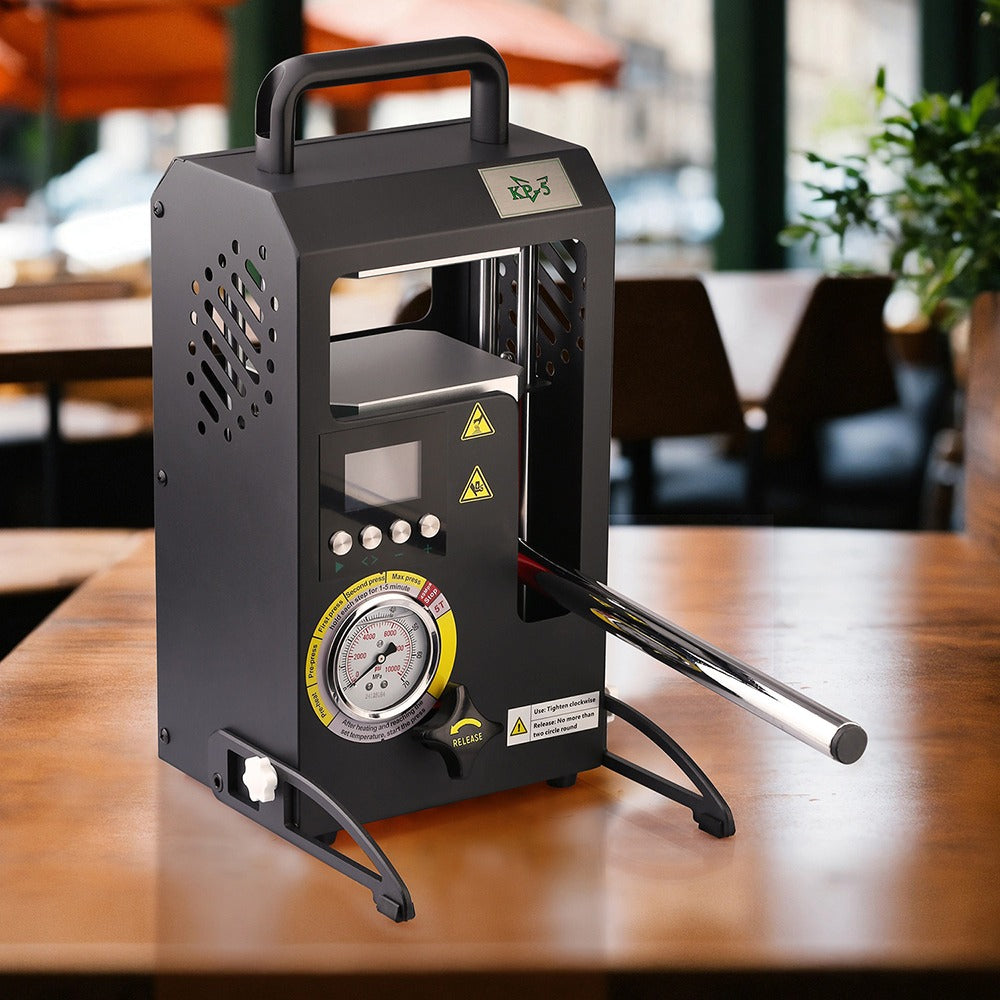 KP-5 Rosin-Presse bis 700 Watt und 5 Tonnen Mehr Power, größere Mengen