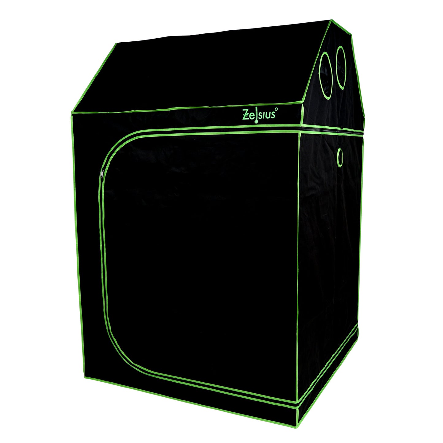 Zelsius Grow Tent 120 x 120 x 180 cm Schwarz/Grün Pflanzenzucht Indoor