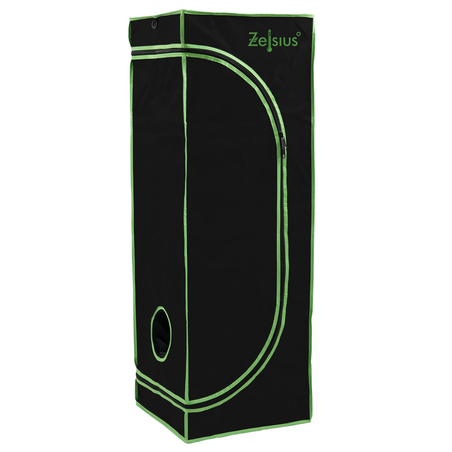 ZELSIUS Grow Tent 120 x 60 x 180 cm Grau/Schwarz