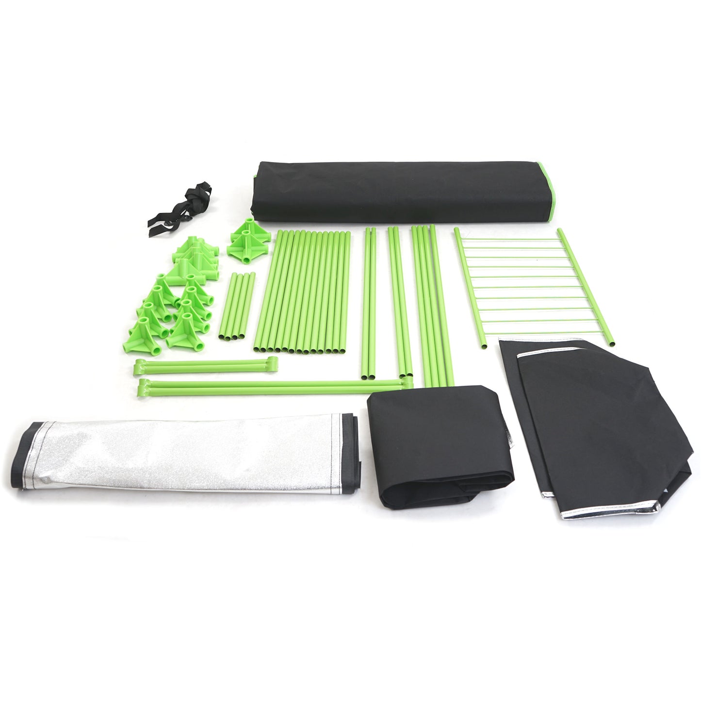 Zelsius Grow Tent 90 x 60 x 135 cm Schwarz/Grün Pflanzenzucht Indoor