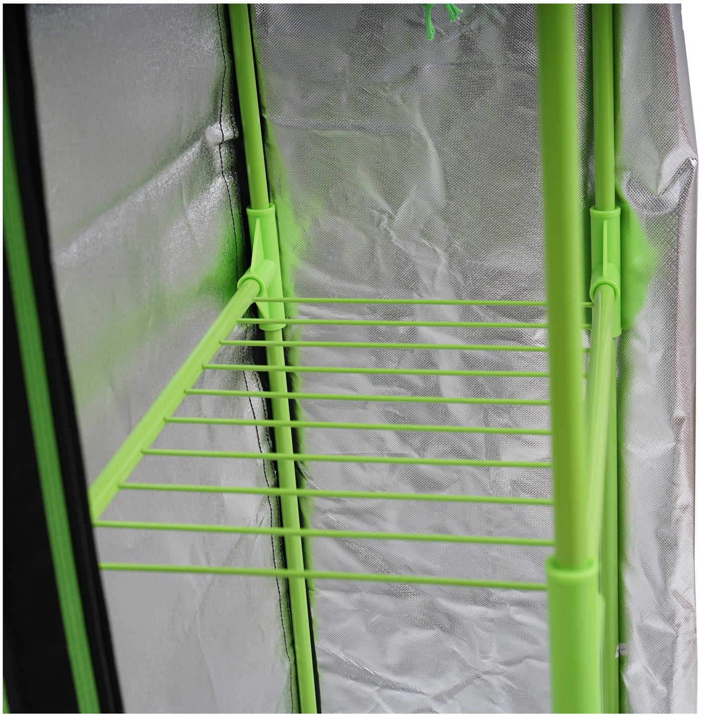 Zelsius Grow Tent 90 x 60 x 135 cm Schwarz/Grün Pflanzenzucht Indoor