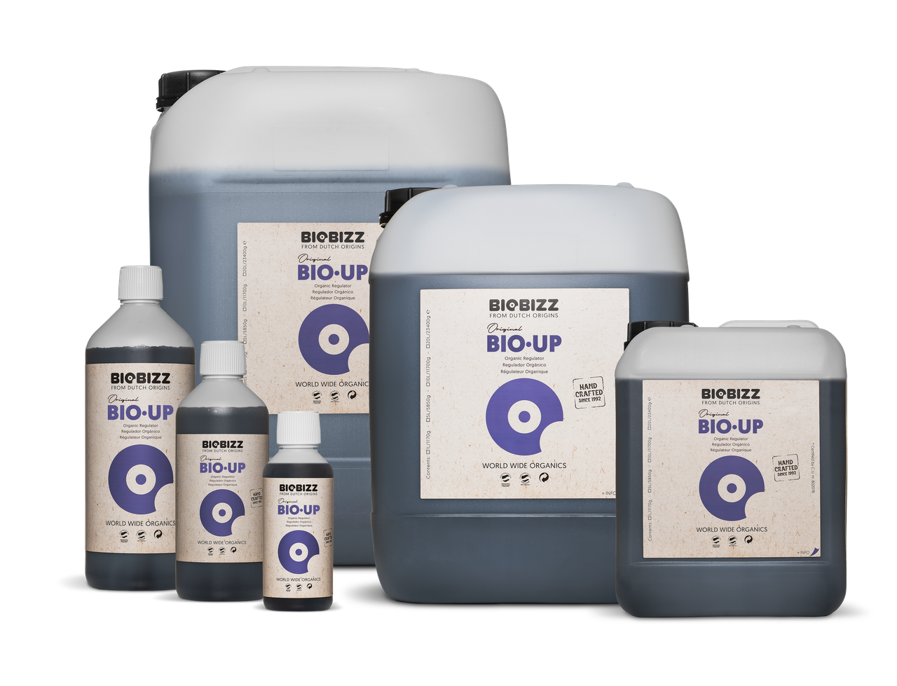 BioBizz pH+ Up Plus, organischer pH Heber, 250ml, 500ml, 1L, 5L oder 10L