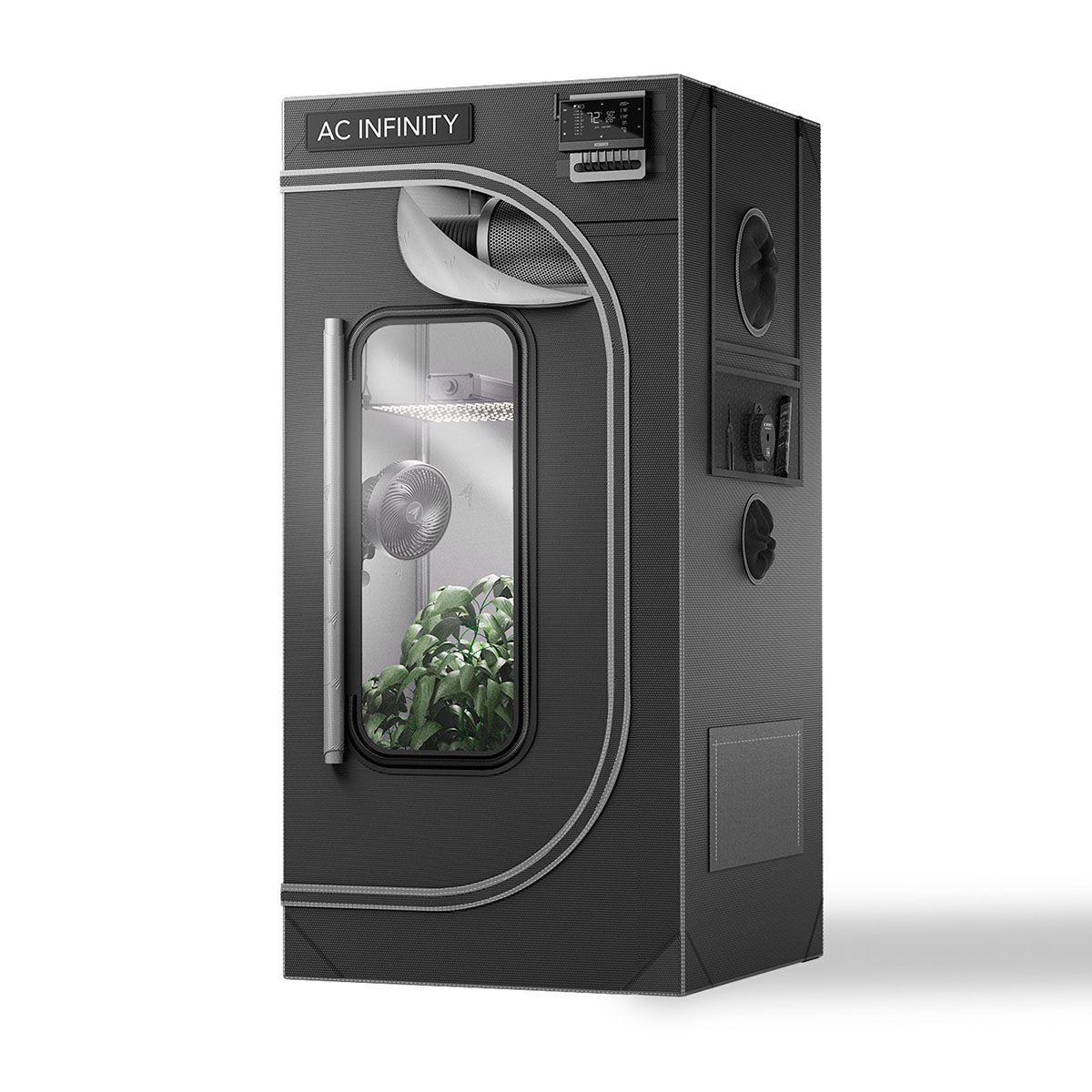 AC Infinity CLOUDLAB 632, Advance Grow Zelt 90 x 60 x 180 cm, 2000D Diamant-Mylar-Gewebe