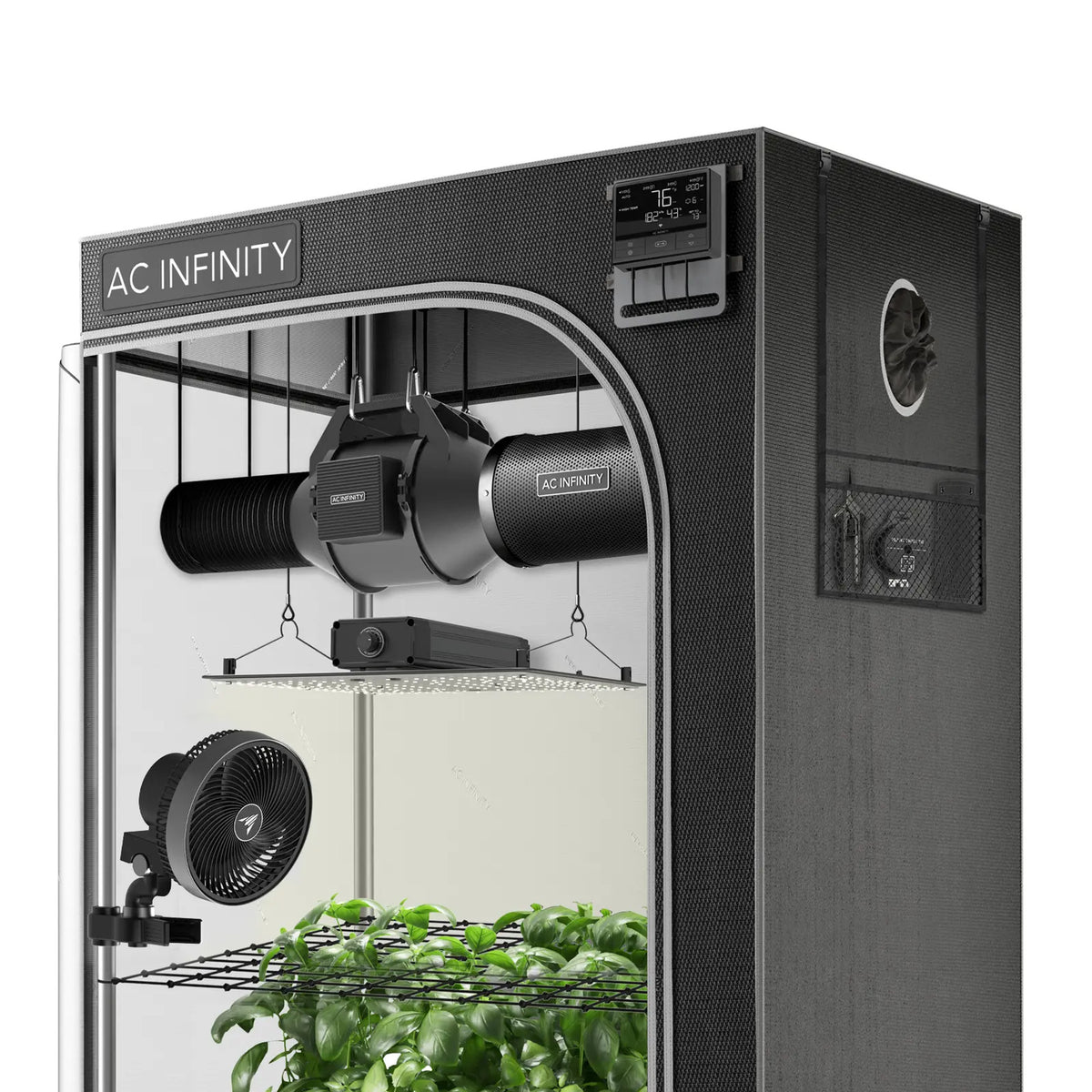 AC Infinitfy Advance Grow Zelt-System 60 x 60 x 180 cm, 1-Pflanzen-Set
