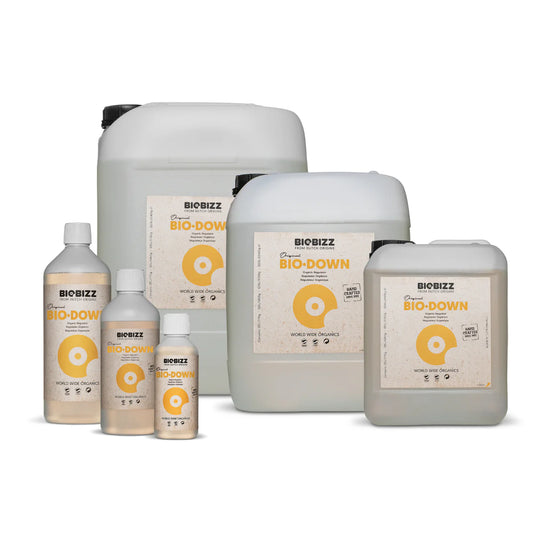 BioBizz pH- Down Minus, organischer pH Senker, 250ml, 500ml, 1L, 5L oder 10L