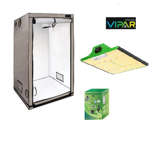 Growbox Komplett 80x80x180cm + Leuchte nach Wahl