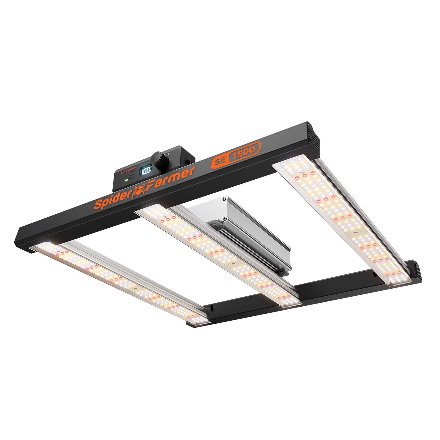 Spider Farmer SE1500 150W LED-Pflanzenlampe (2026) – Hocheffiziente Lampe mit Bluetooth- und WLAN-App-Steuerung für 70x70cm