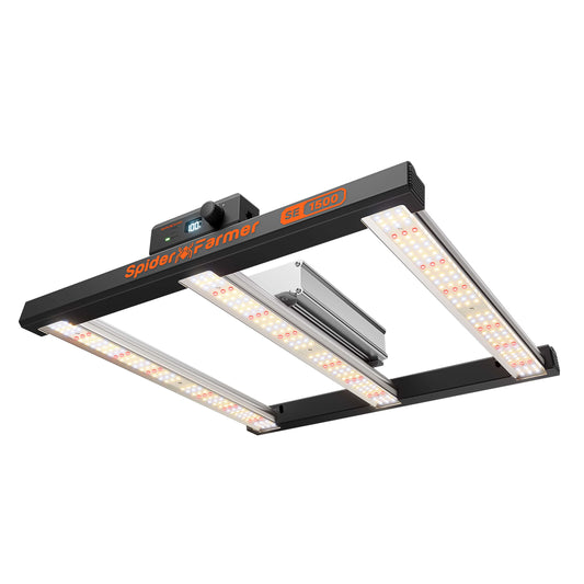 Spider Farmer SE1500 150W LED-Pflanzenlampe (2026) – Hocheffiziente Lampe mit Bluetooth- und WLAN-App-Steuerung für 70x70cm