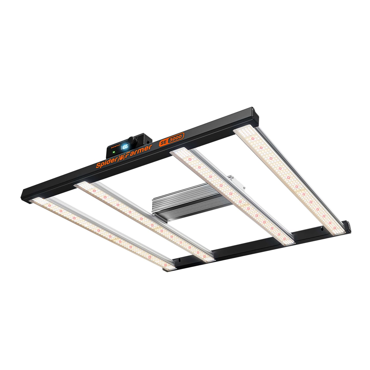 Spider Farmer SE3000 300W LED-Pflanzenlampe, dimmbar, Vollspektrum, Bluetooth- und WLAN-Steuerung per App