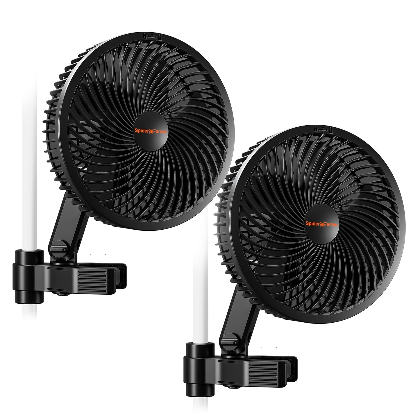 Spider Farmer Smarter Schwenkventilator mit Stangenclip Ø 15 cm 8 Watt