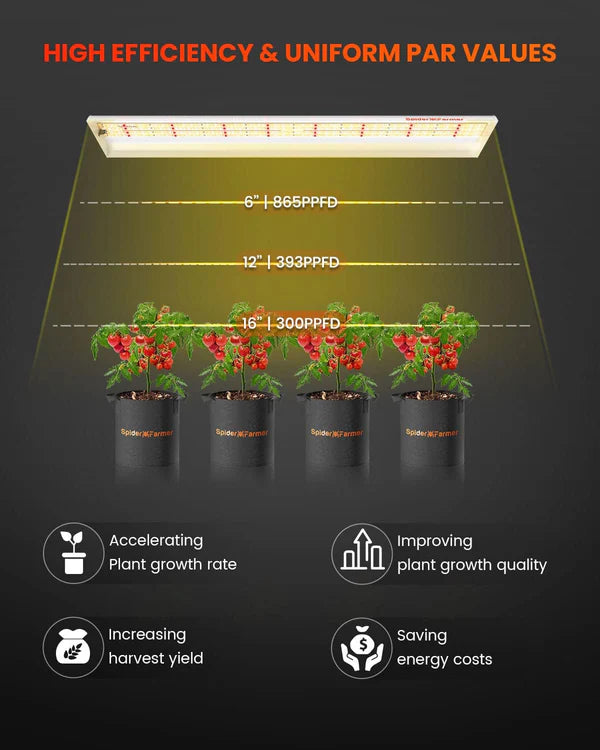 Spider Farmer SF600 LED 74 Watt