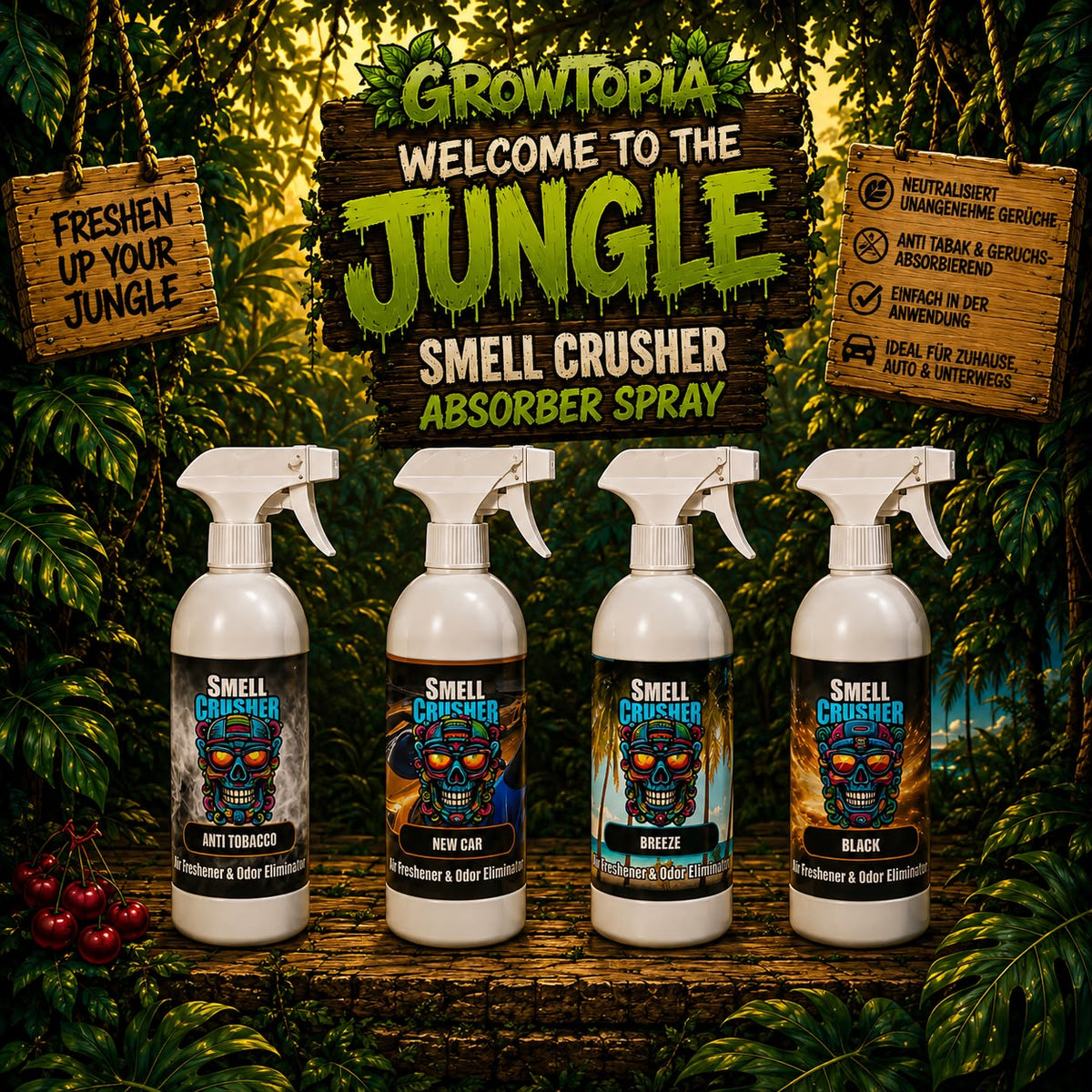 Smell Crusher Absorber Spray 250ml