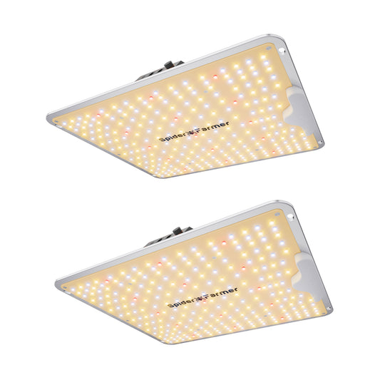 2er-Pack | Neue Spider Farmer® SF1000 LED-Pflanzenlampe (2026) für 70x140cm Zelte (3-6 Pflanzen)