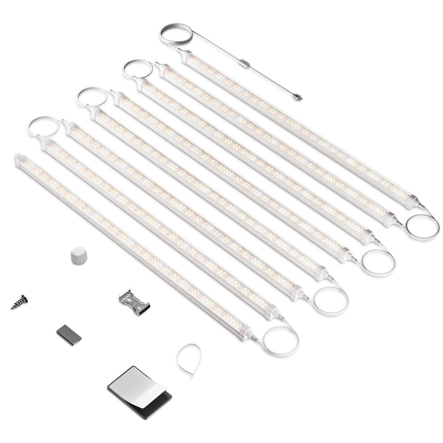 Spider Farmer GlowBar 200W Dimmbare Vollspektrum-LED-Pflanzenlichtstreifen für Zimmerpflanzen, IP65 wasserdicht, verkettbar, energieeffizient und einfach zu installieren, ideal für Pflanzenständer und Gewächshäuser (8er-Pack)