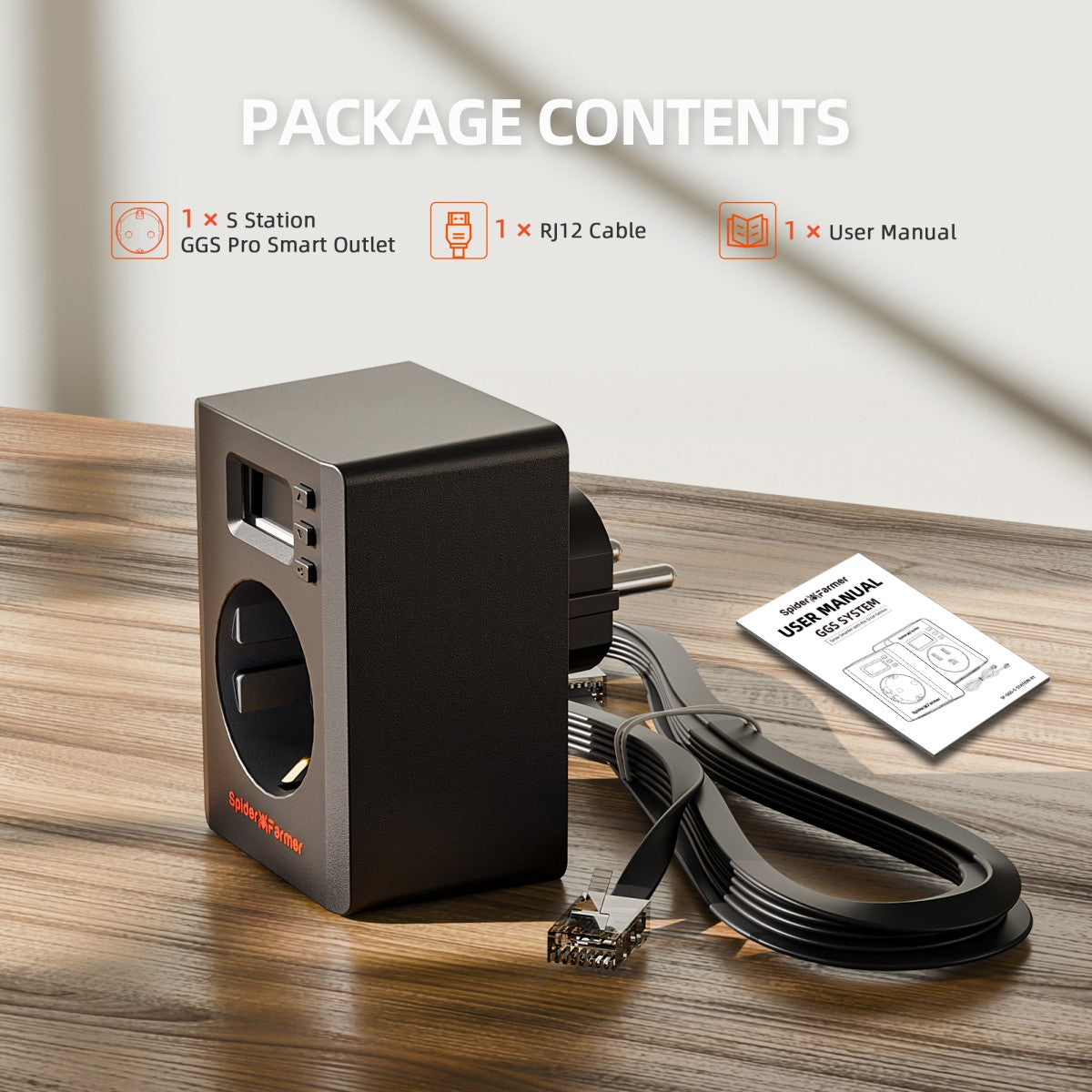 Spider Farmer S-Station | WLAN- und Bluetooth-Timer, Smart-Plug-Controller (3680 W, 16 A)