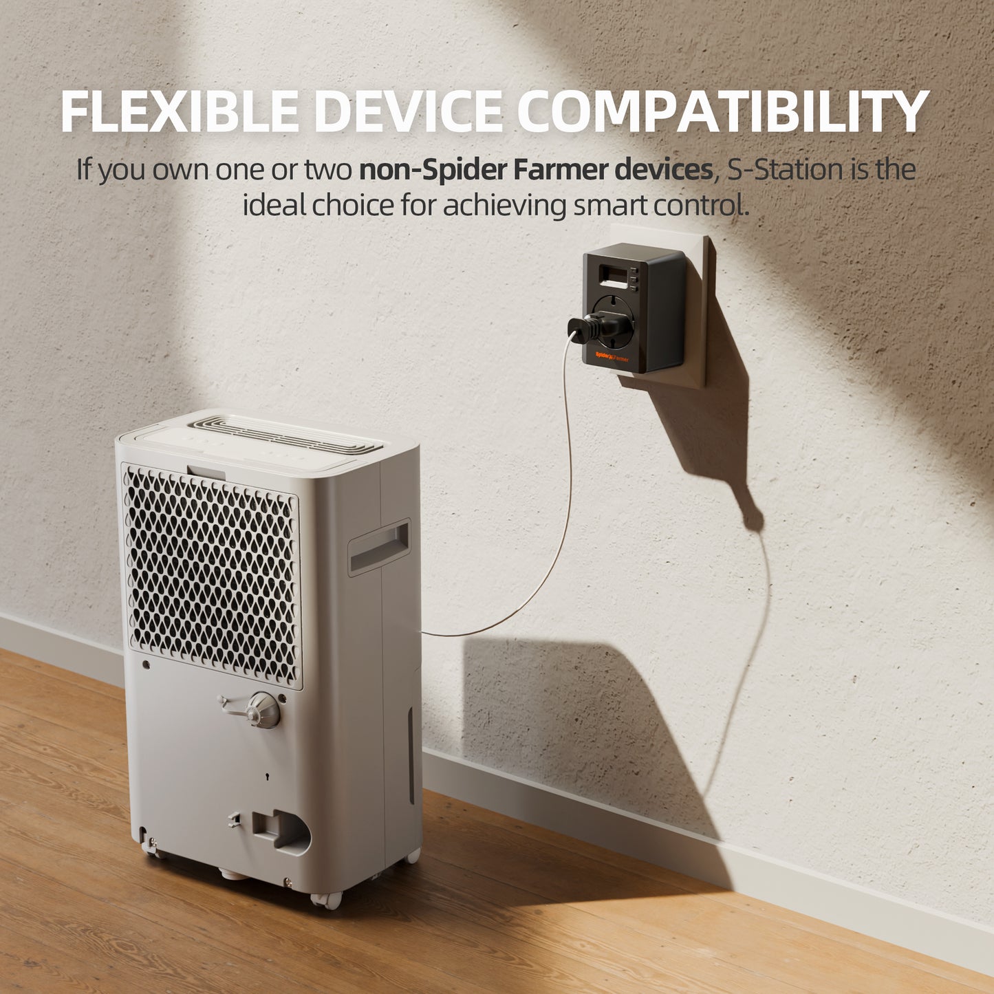 Spider Farmer S-Station | WLAN- und Bluetooth-Timer, Smart-Plug-Controller (3680 W, 16 A)