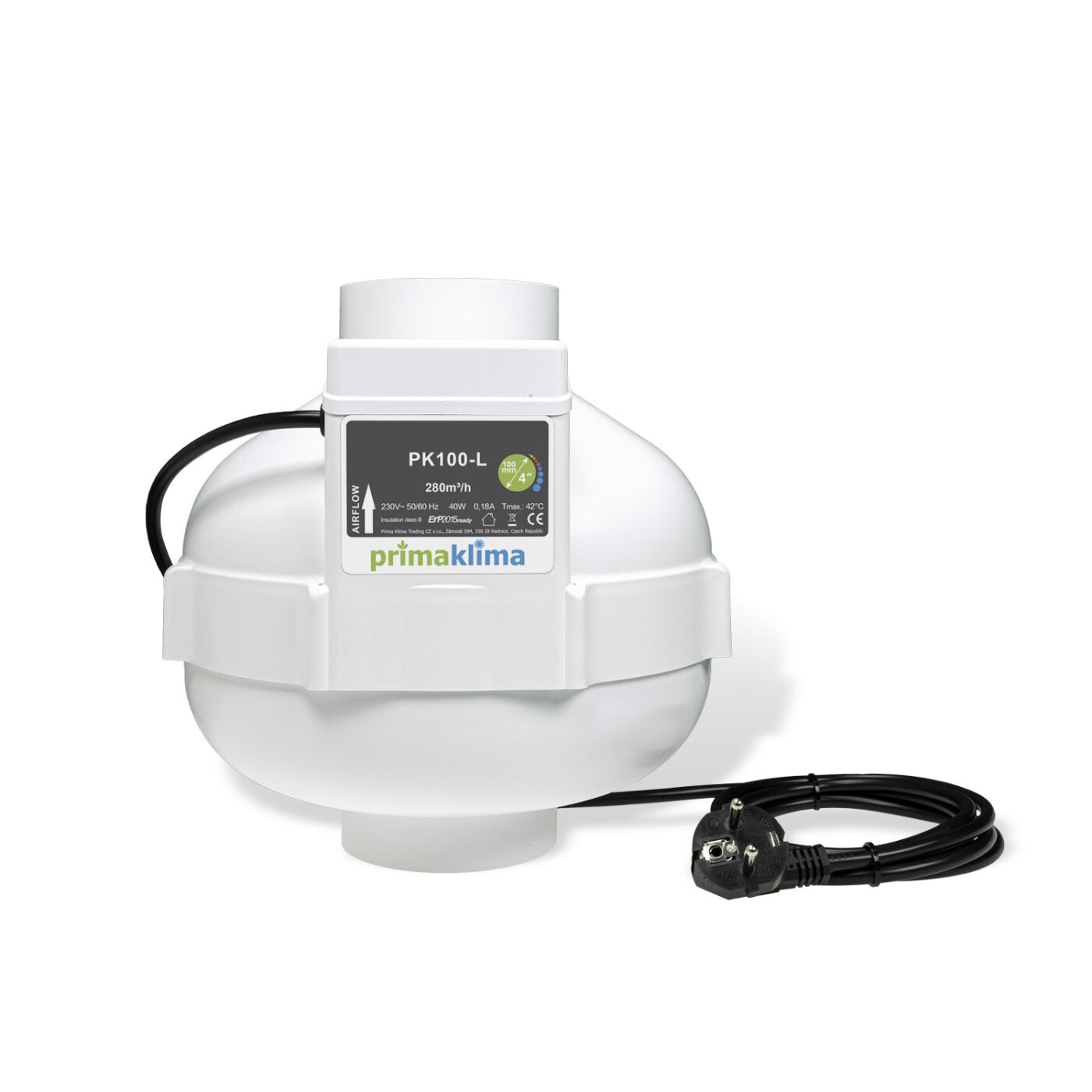 Prima Klima Abluftventilator, 280-1300 m³/h